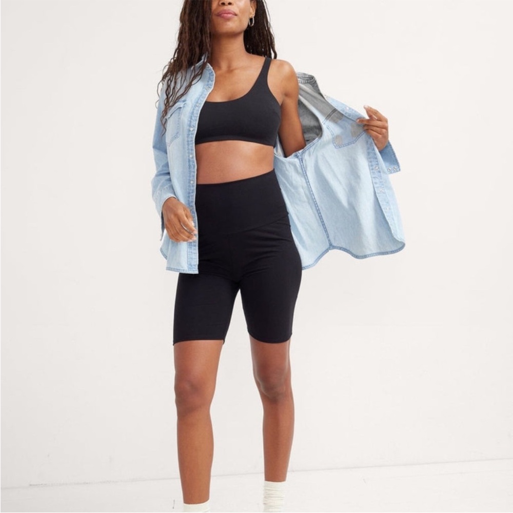 Hatch Ultimate Before During & After Black High-Waist Bike Shorts